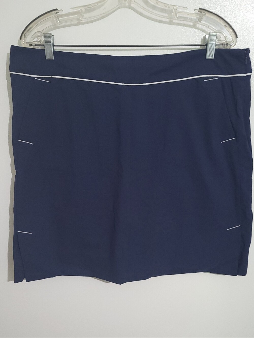 Jack Nicklaus Solid Golf Skort Navy Blue Size 16